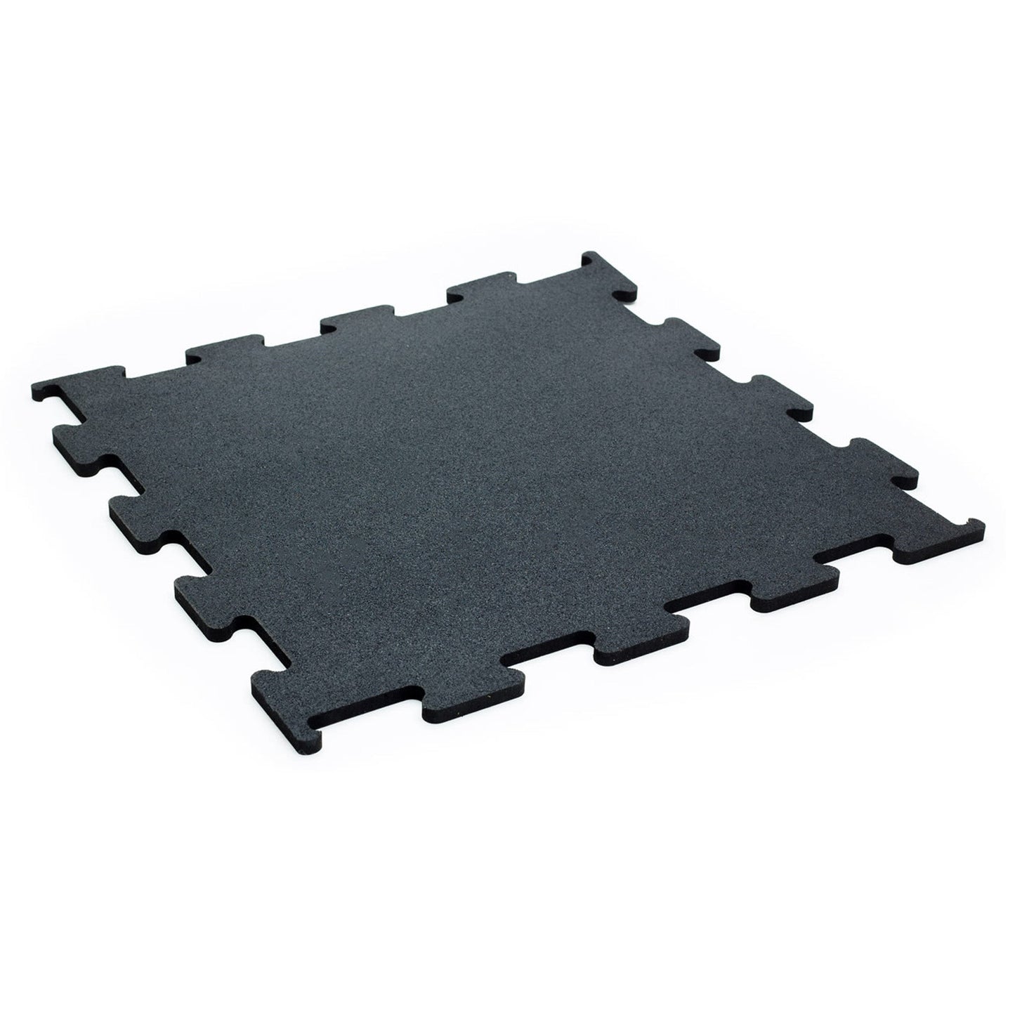 JORDAN Activ Puzzle - Interlocking Gym Flooring - Black Corner Tile 100cm x 100cm x 10mm