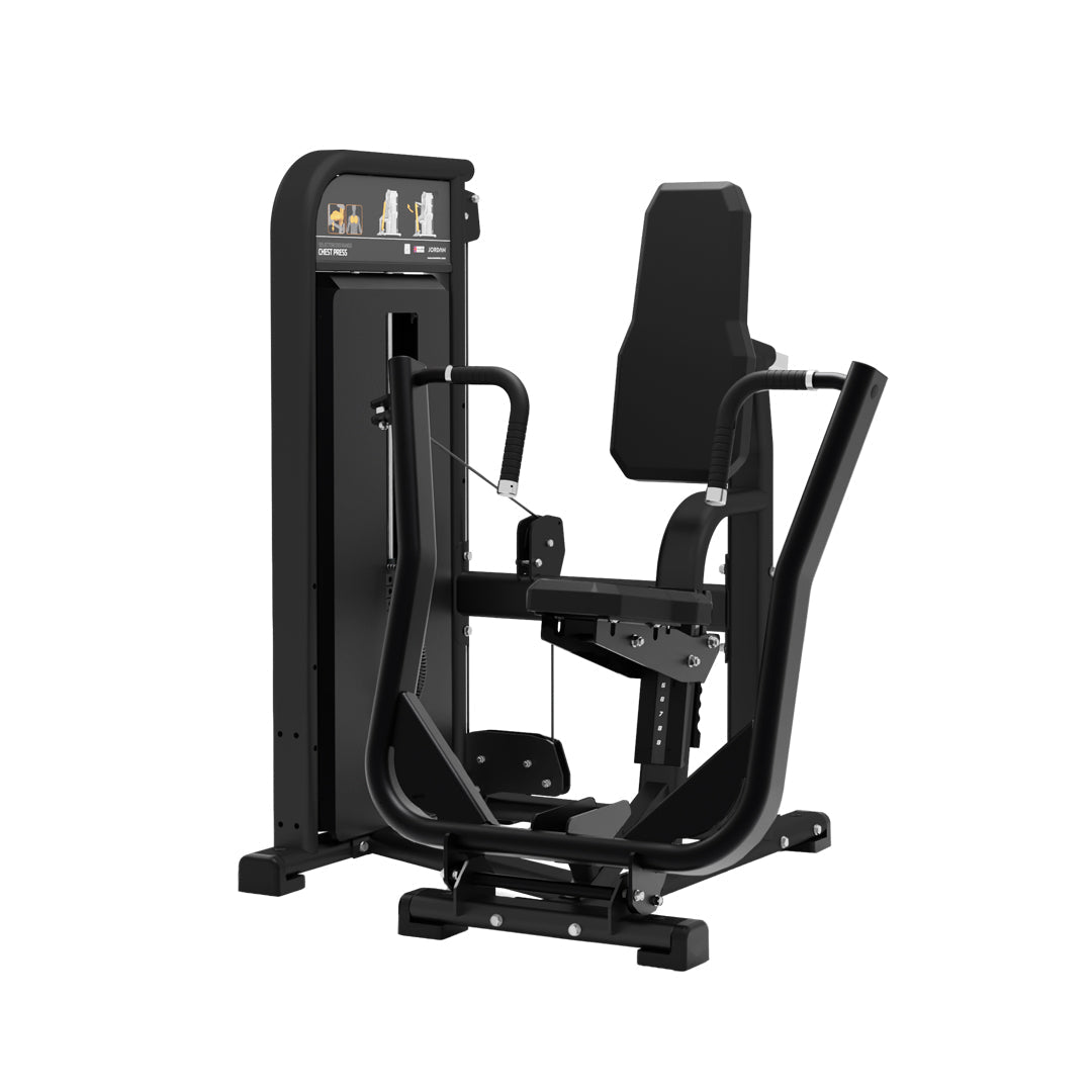 JORDAN Chest Press - 100kg Weight Stack - Black - main product view