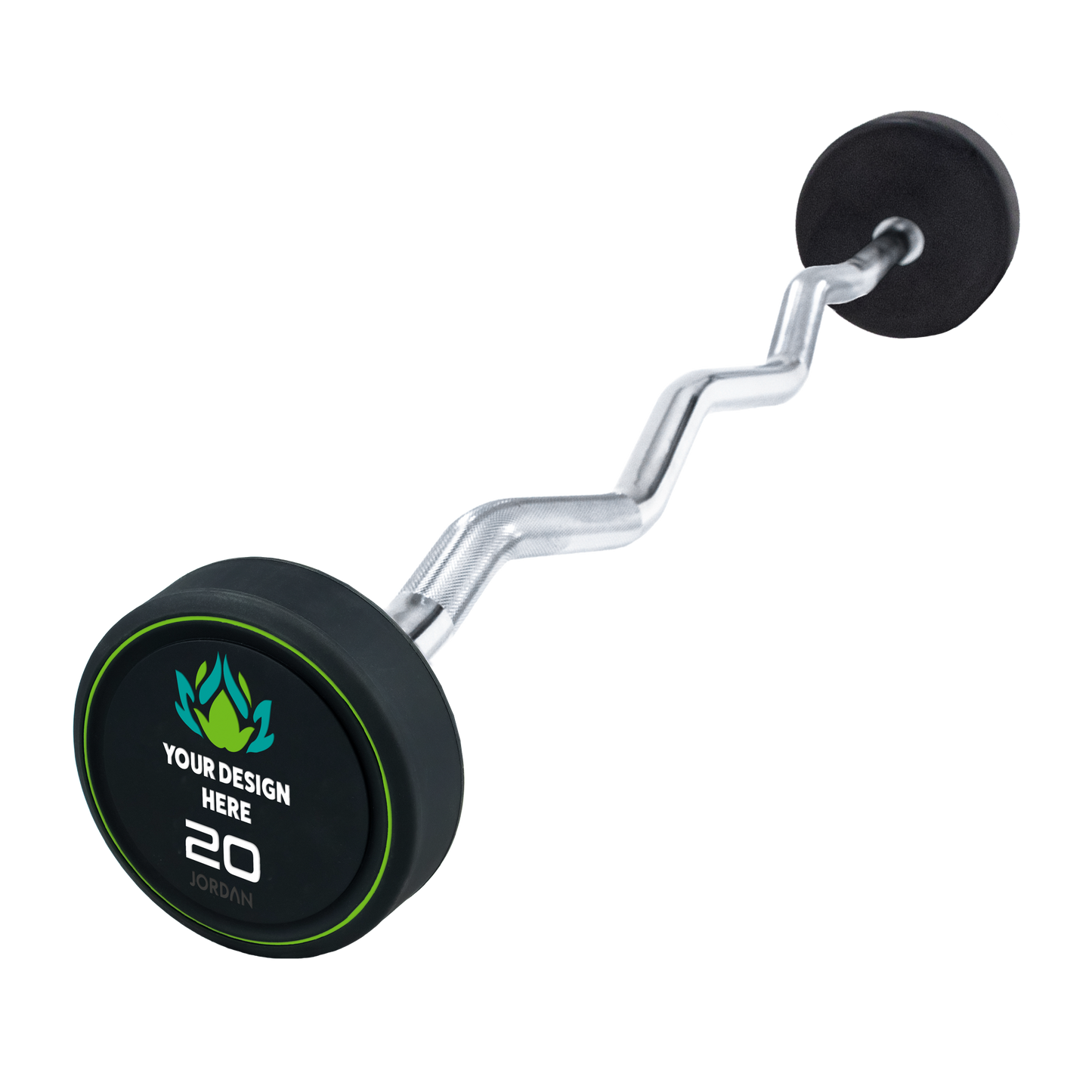 JORDAN 45kg Custom Urethane Barbell - Curved