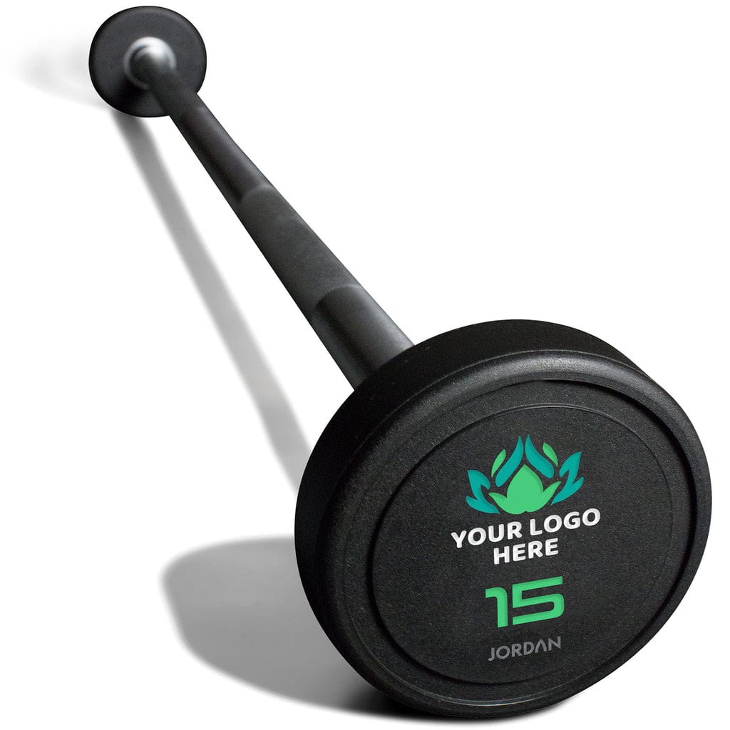 JORDAN 10-45kg Custom Urethane Barbell Set - Curved