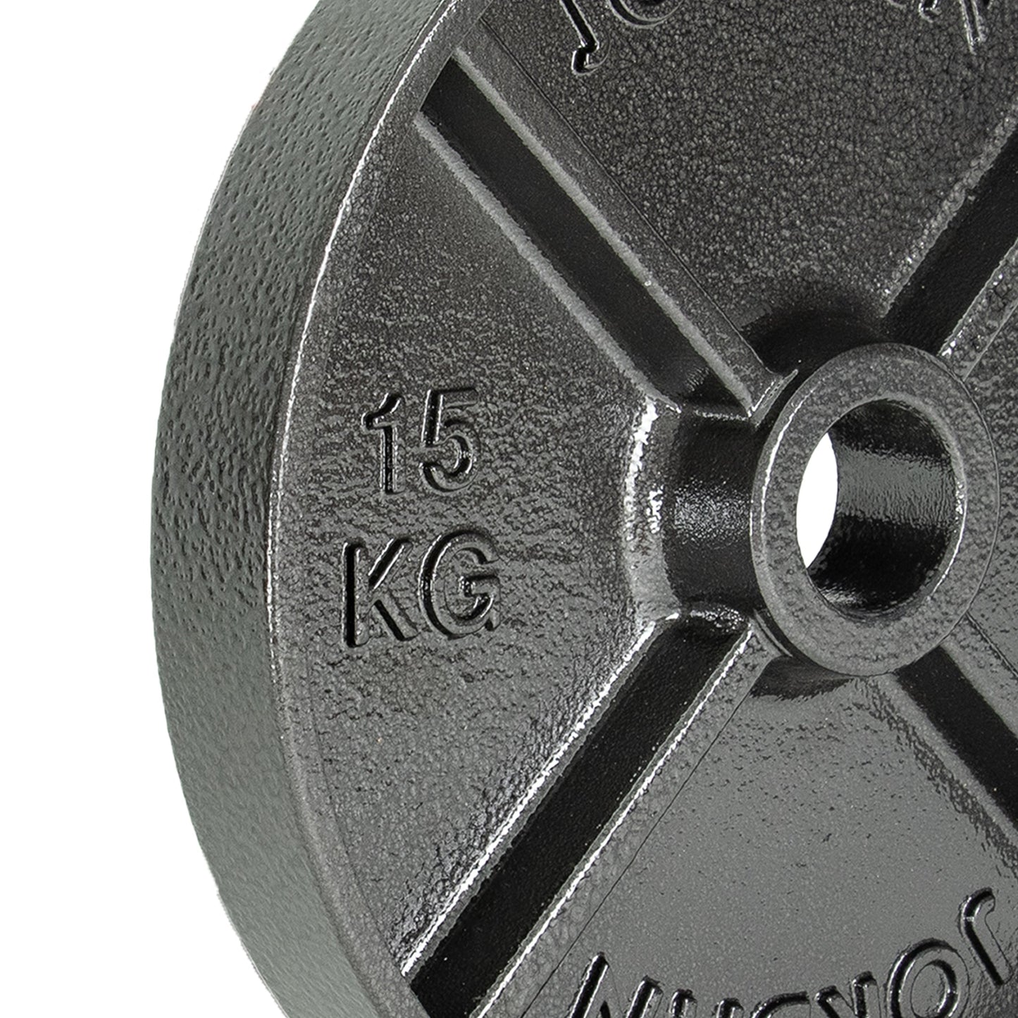 JORDAN 400kg Deep Dish Olympic Weight Plate Set - 8x2.5kg, 6x5kg, 4x10kg, 6x15kg, 6x20kg, 4x25kg - alternate angle