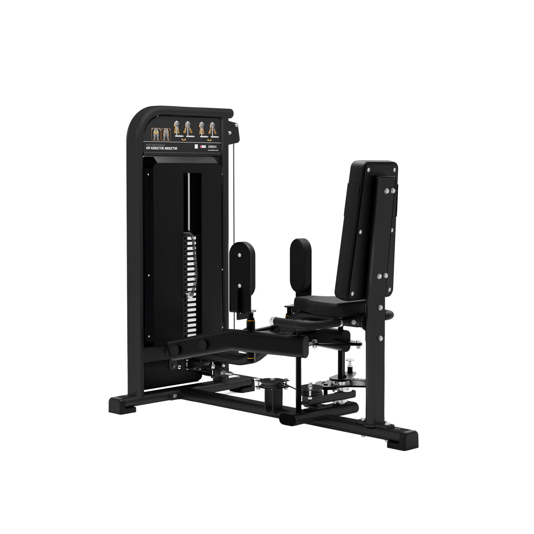 JORDAN Hip Adductor/Abductor - 100kg Weight Stack - Black - main product view