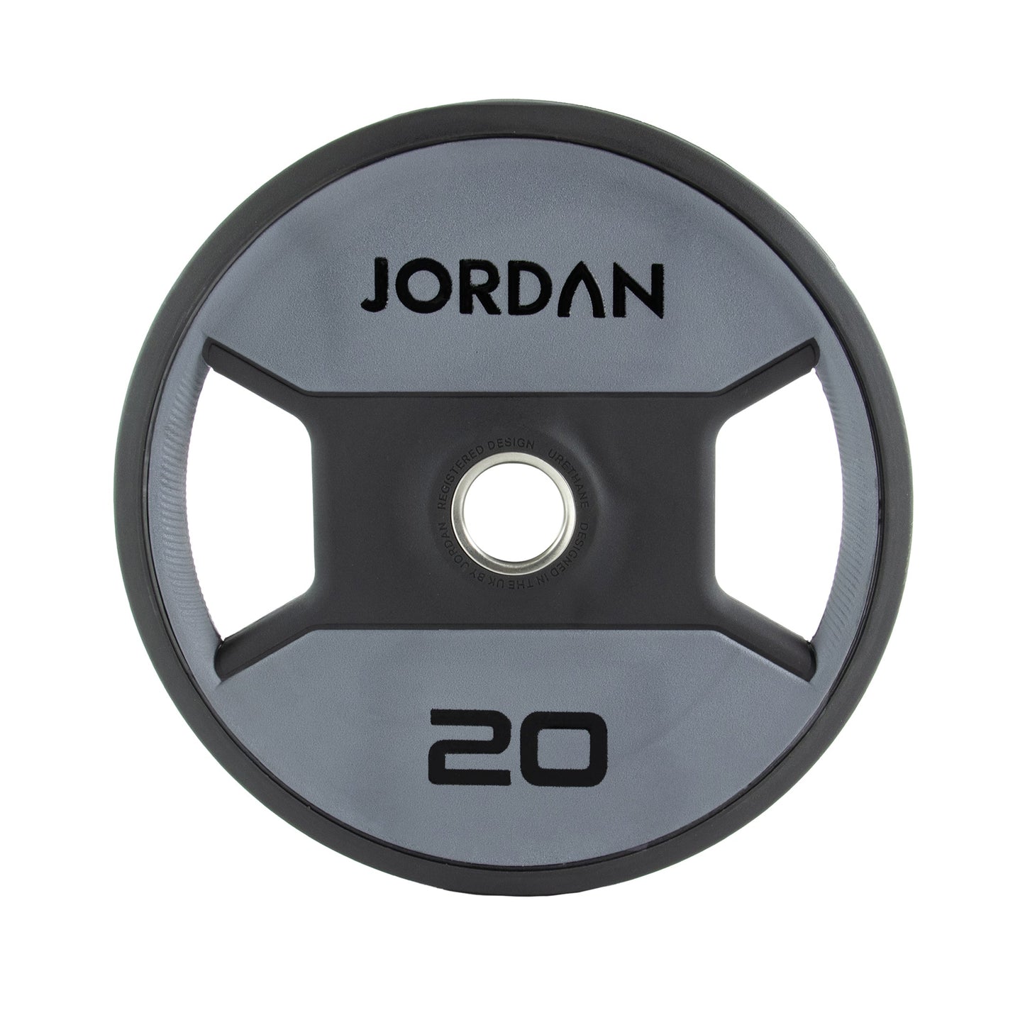 JORDAN 20kg Urethane Dual Grip Olympic Plate - main product view