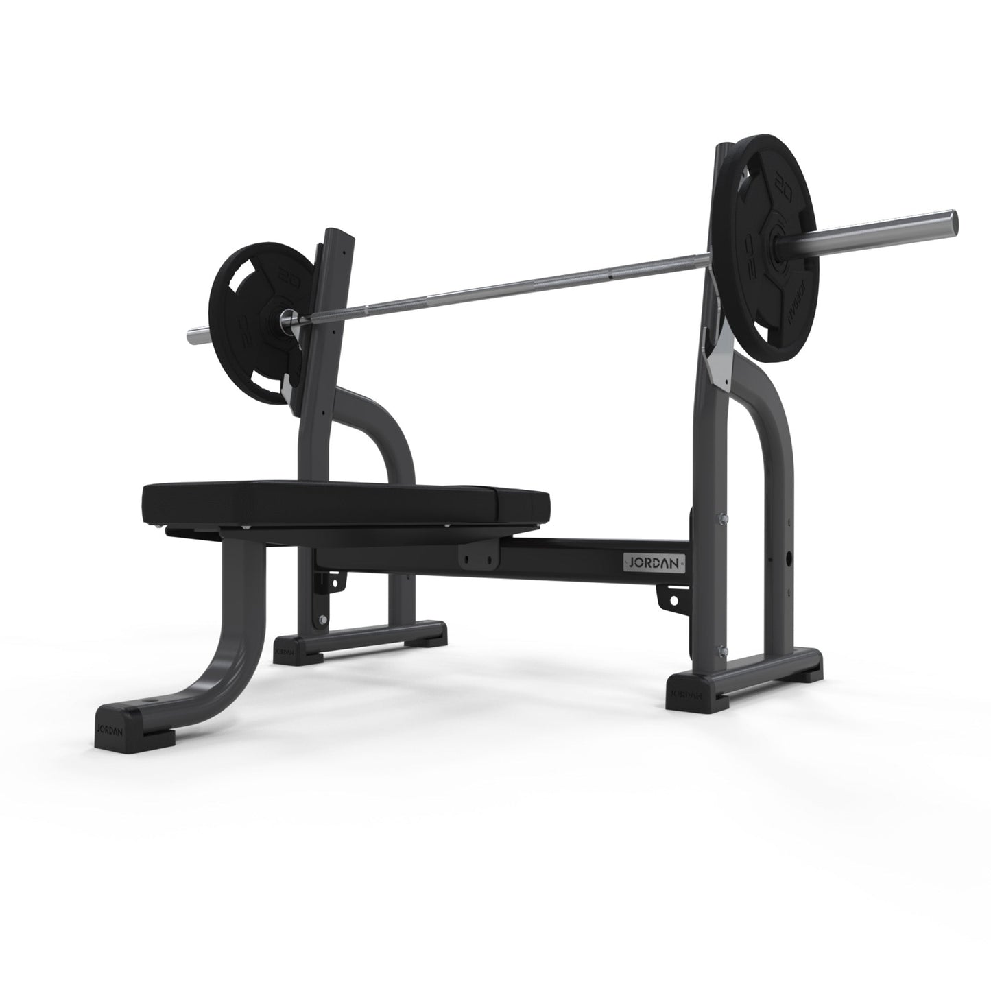 JORDAN Olympic Flat Bench - Grey - main product view