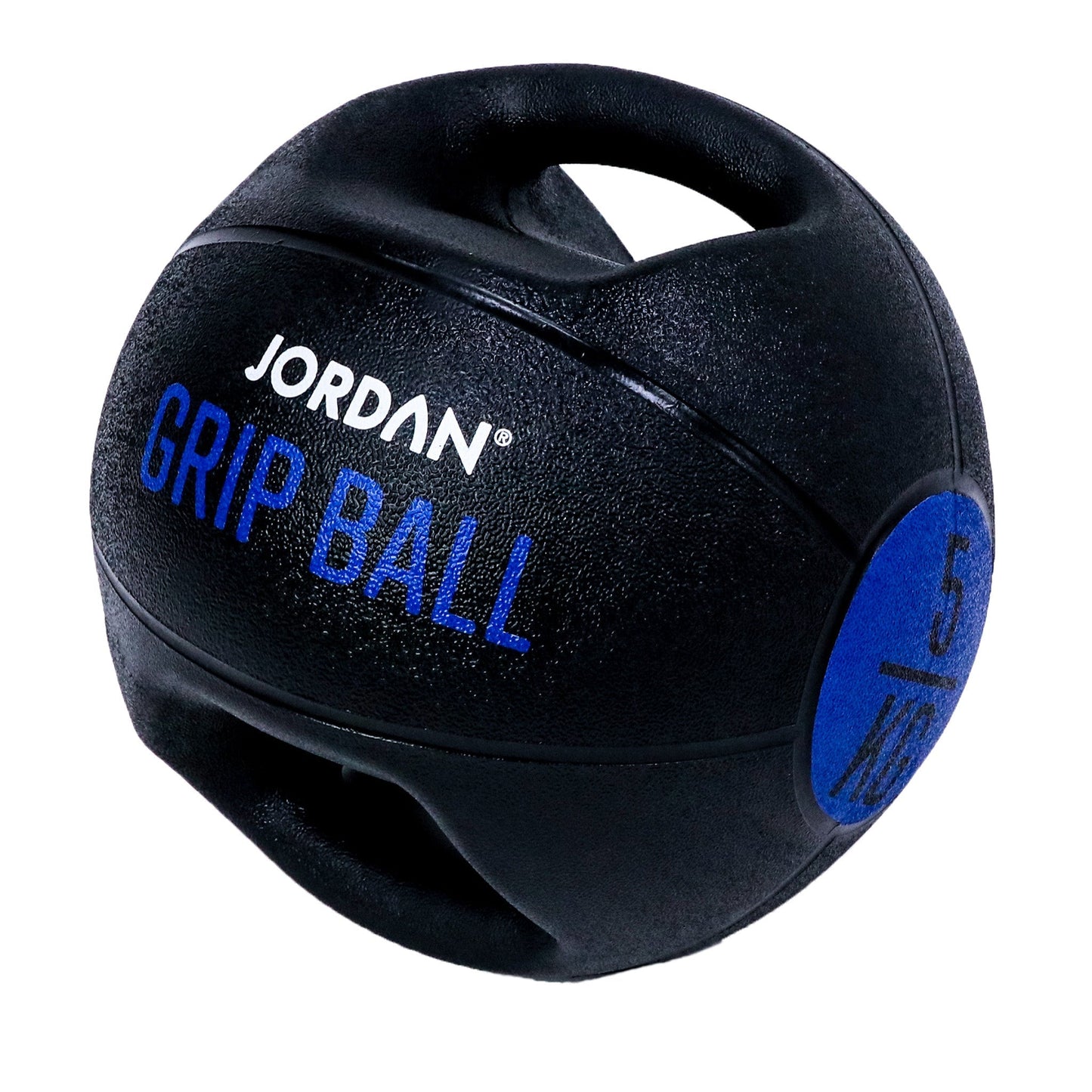 JORDAN 5Kg Double grip medicine ball - Blue - main product view