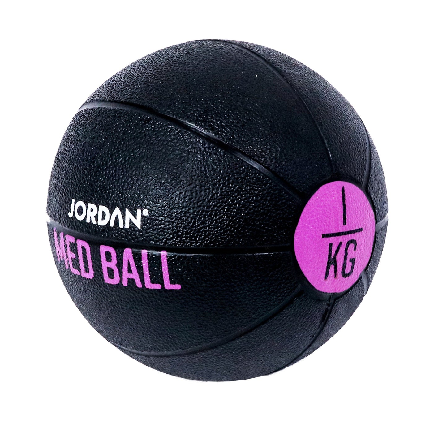 JORDAN 1kg Medicine Ball - Black/Pink - main product view