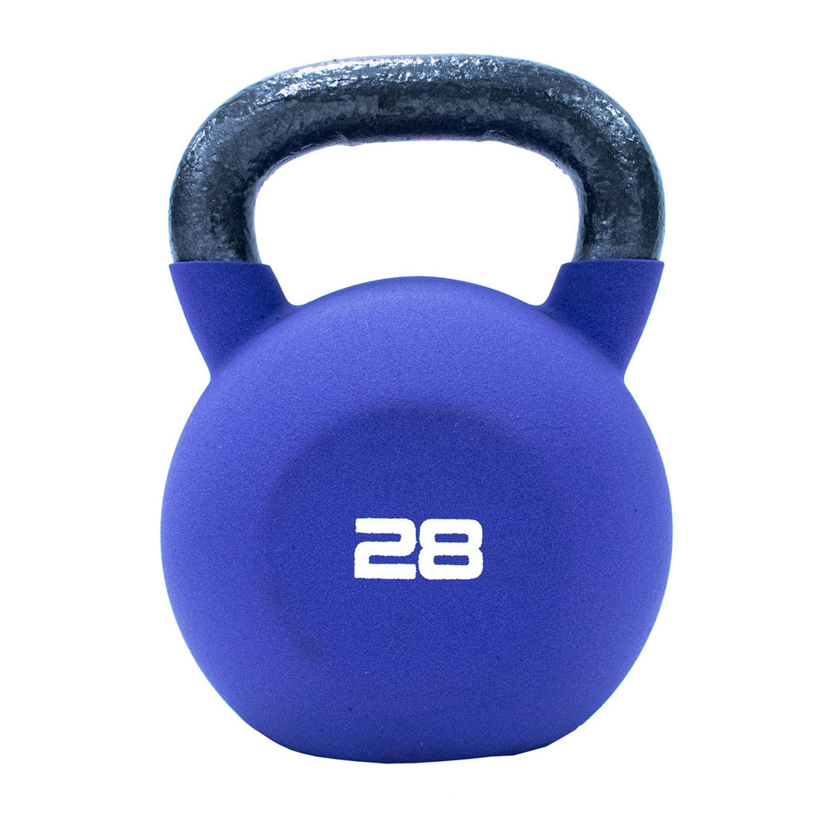 JORDAN Neoprene Covered Kettlebell: 28 kg purple neoprene kettlebell.