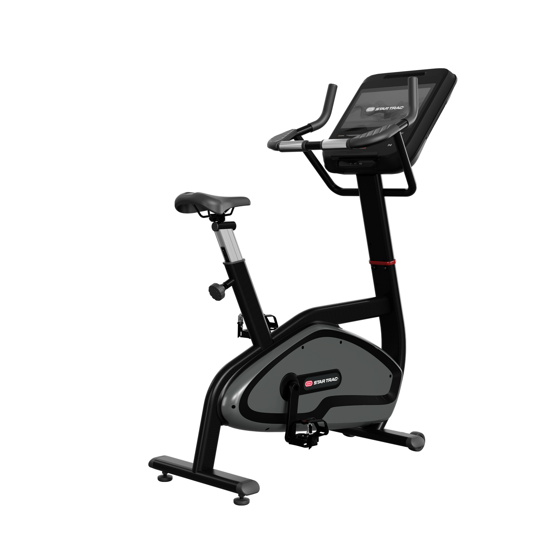 4 SERIES UPRIGHT BIKE W/10" LCD, -60 BLACK - detail view