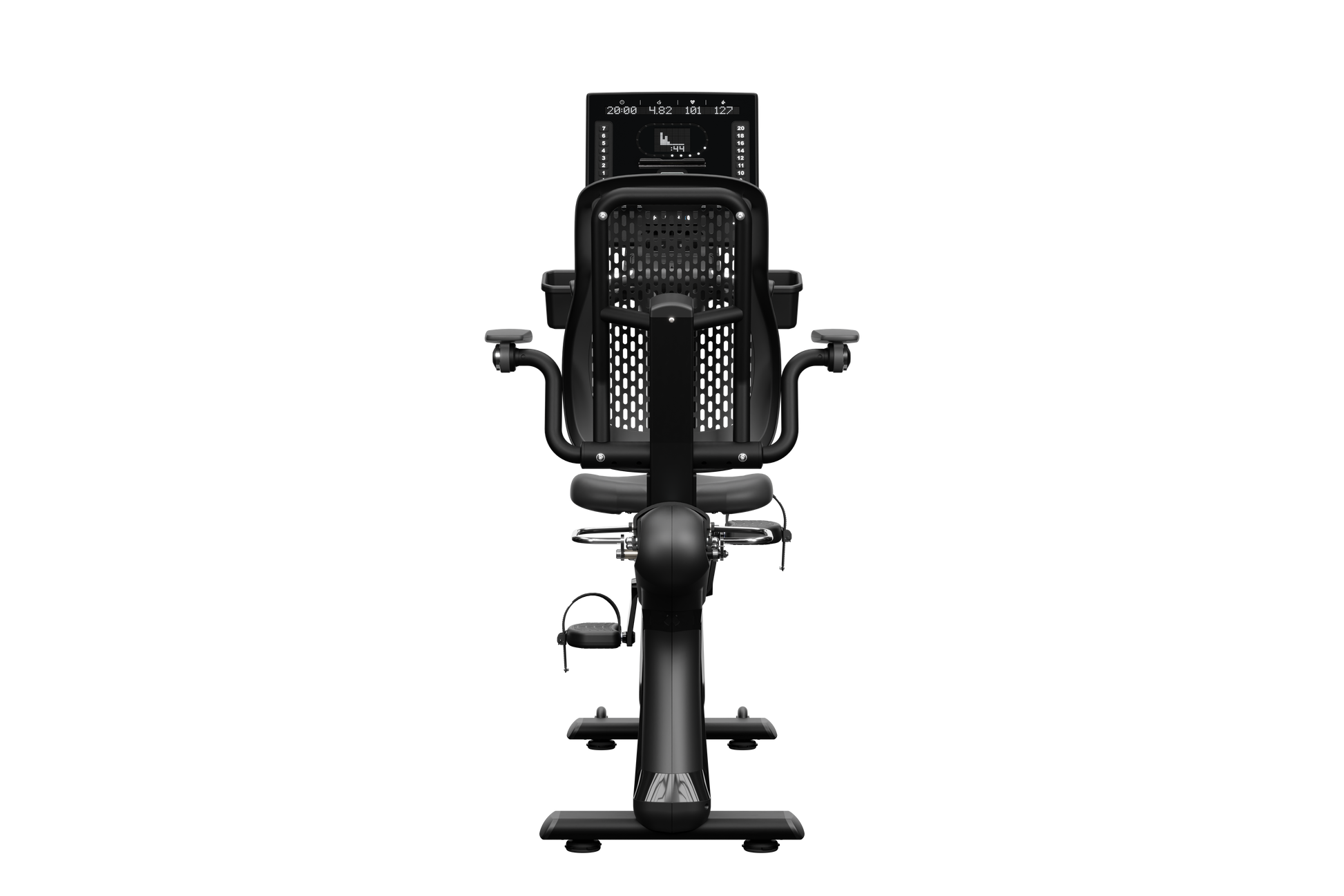 8 Series Recumbent Bike W/2019 15" PAL EMBEDD - 60 BLACK - view 5
