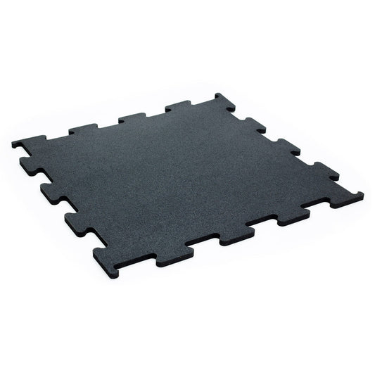 Jordan Activ Puzzle black standard tile: puzzle edges on all four sides