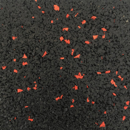 JORDAN Activ Square - Gym Flooring - Black Tile with blue fleck 50cm x 50cm x 15mm - additional view