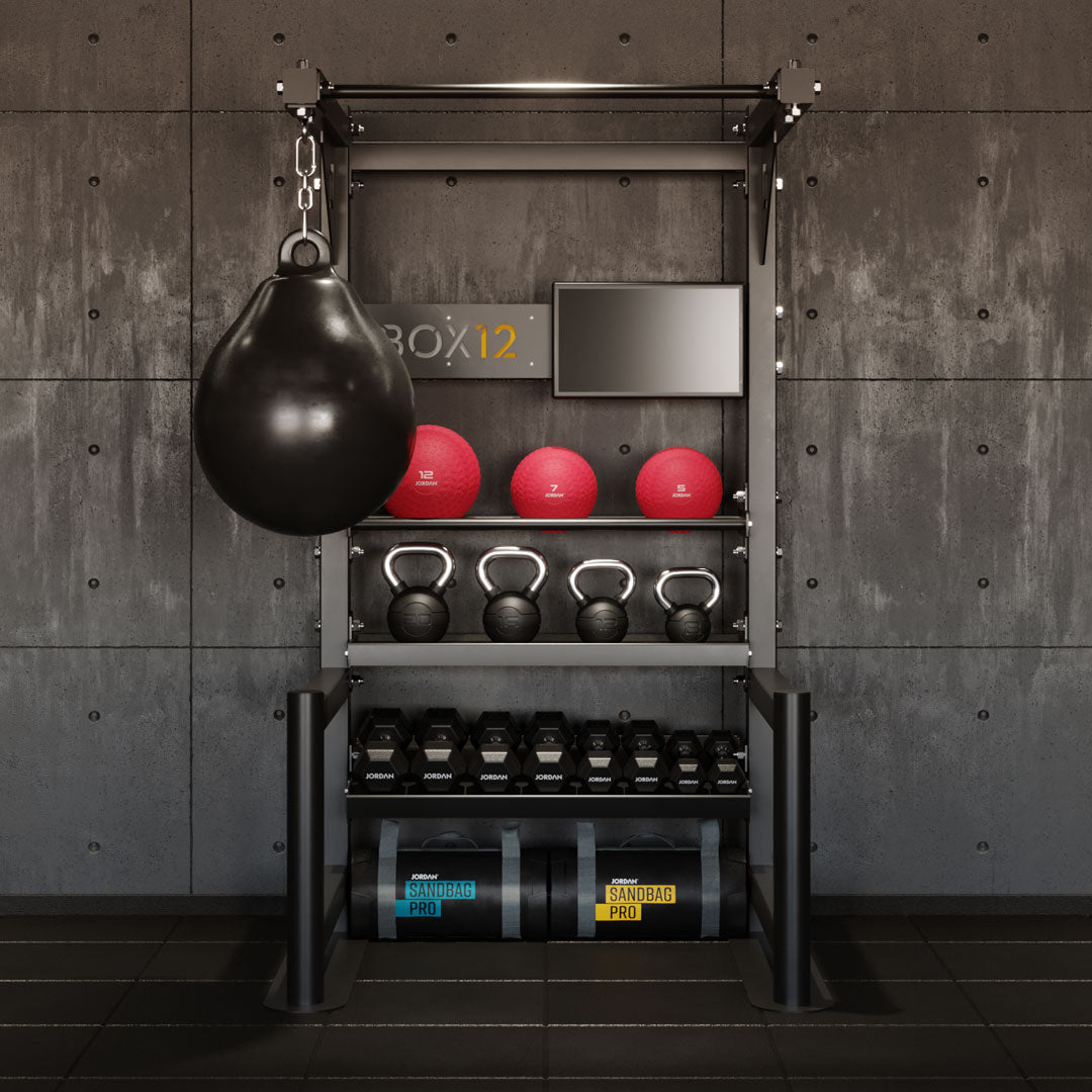 BOX12 Boxing Pod & Interactive Touch Screen - detail view