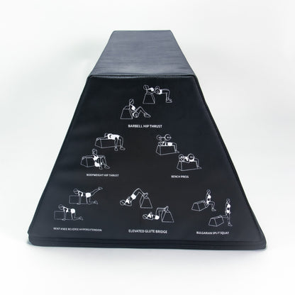JORDAN Hip Thrust Soft Bench - 91cm x 50cm x 36cm (New Design) - view 4