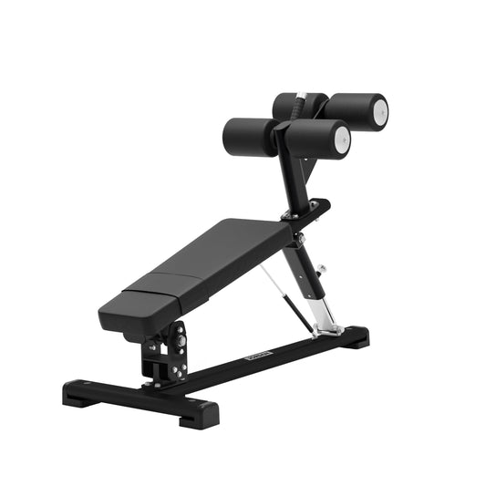 JORDAN Adjustable Abdominal Bench - Black - main product view