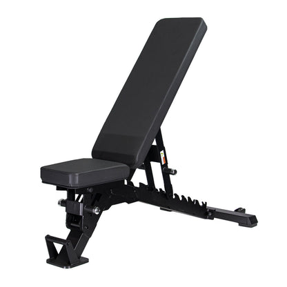 JORDAN Adjustable FID Bench - Black - alternate angle
