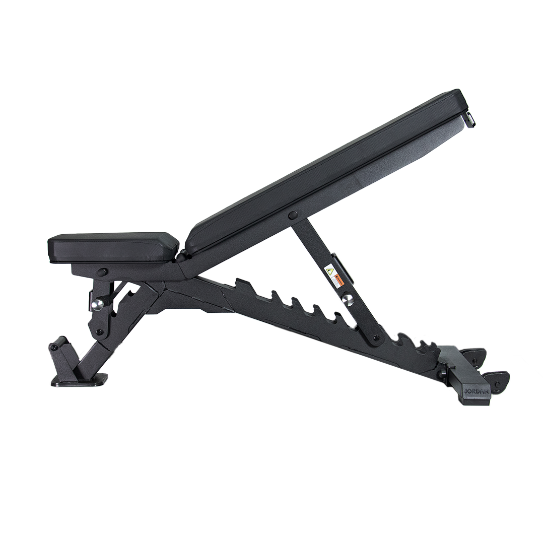 JORDAN Adjustable FID Bench - Black - detail view