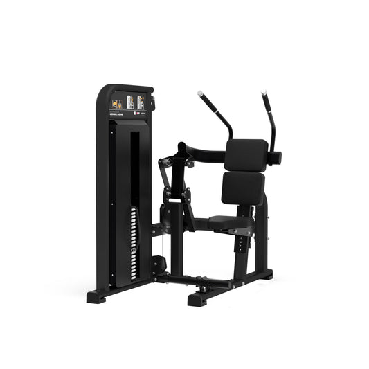 JORDAN Abdominal Machine - 100kg Weight Stack - Black - main product view