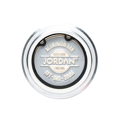 JORDAN 6ft Aluminium Training Bar - alternate angle