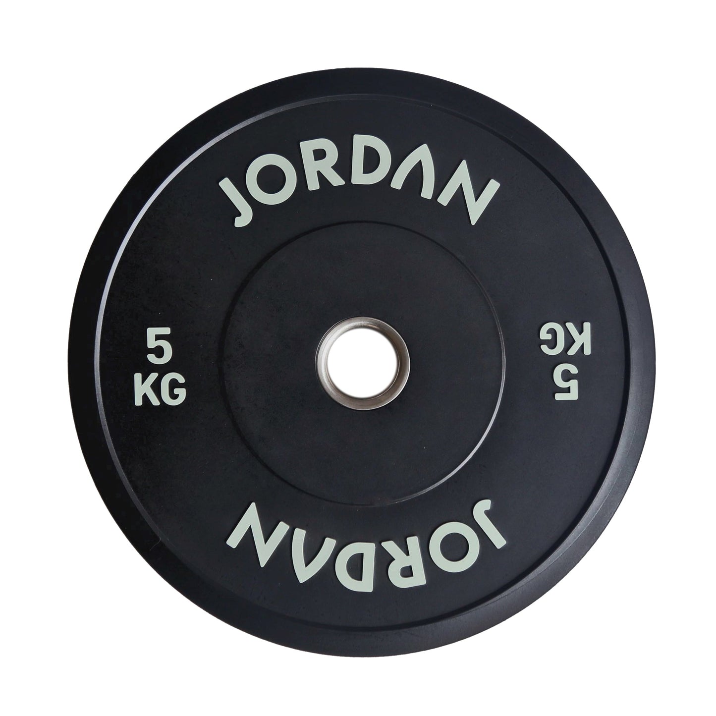 JORDAN 10kg Black Rubber Bumper Plate - AresFit