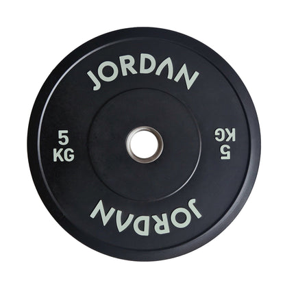 JORDAN 10kg Black Rubber Bumper Plate - AresFit