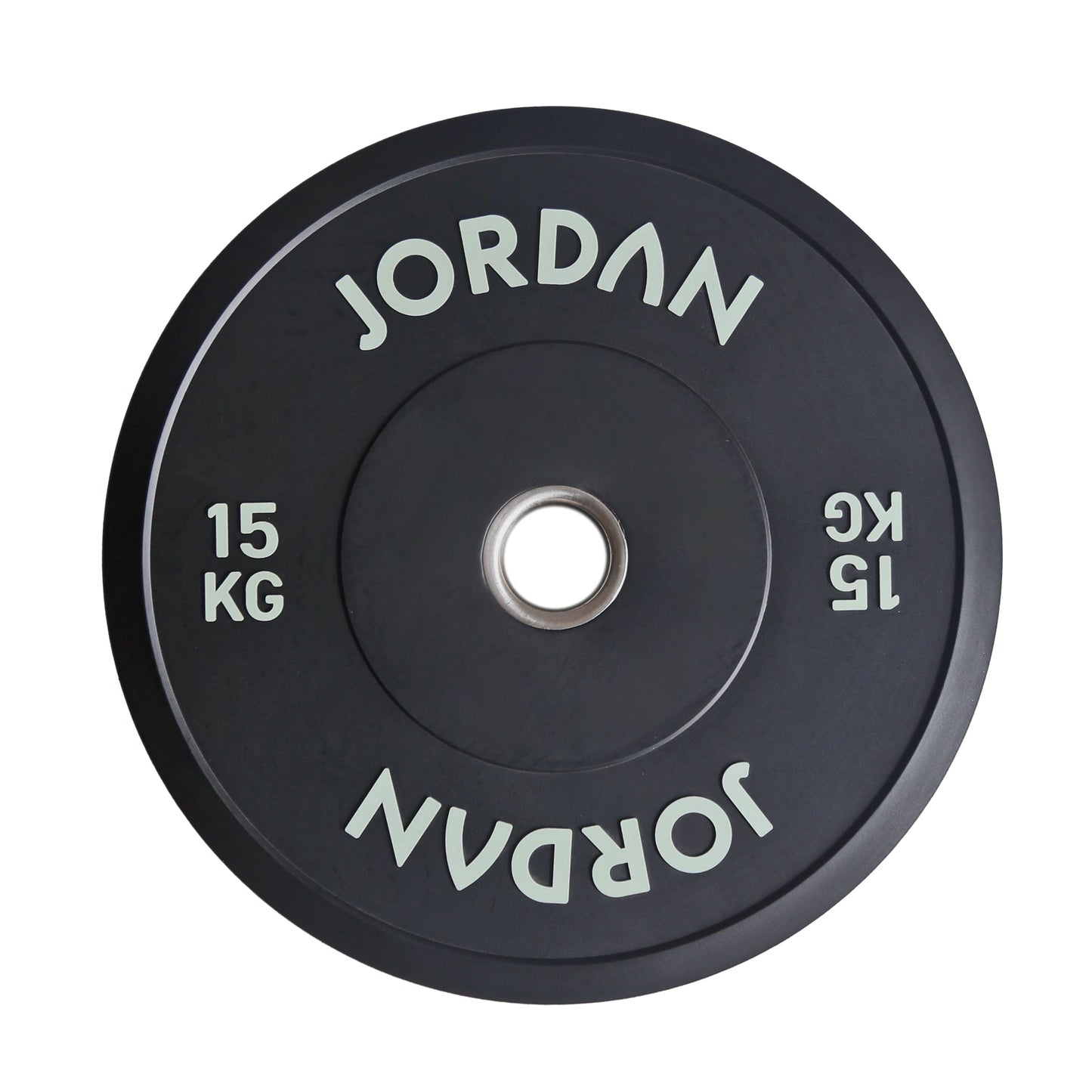 JORDAN 10kg Black Rubber Bumper Plate - AresFit