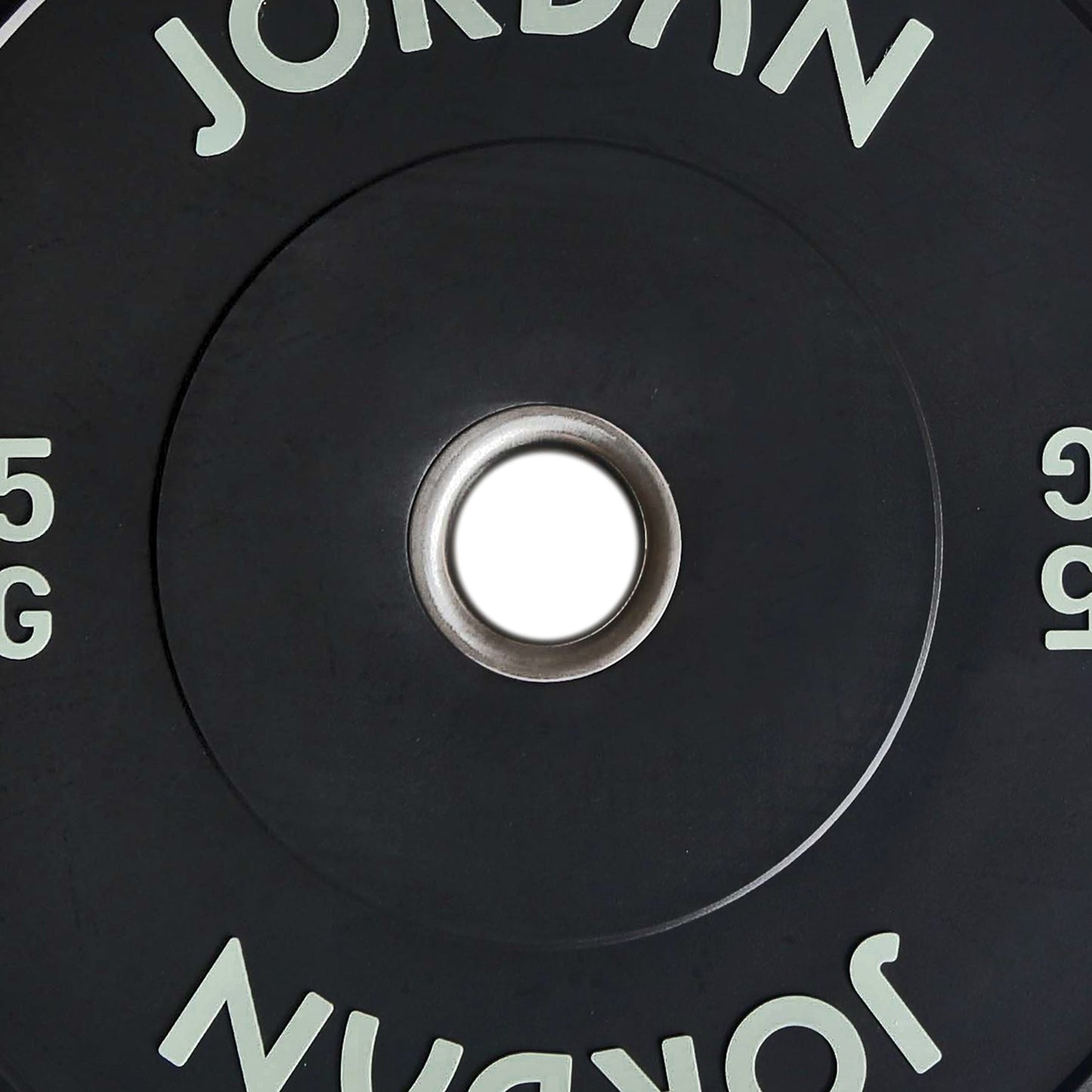 JORDAN 10kg Black Rubber Bumper Plate - AresFit