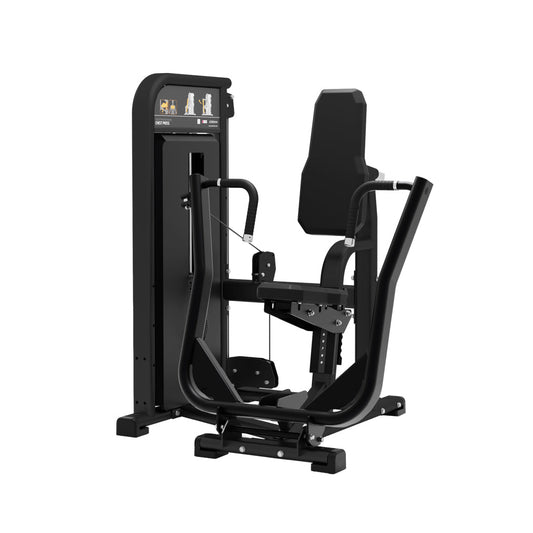 JORDAN Chest Press - 100kg Weight Stack - Black - main product view