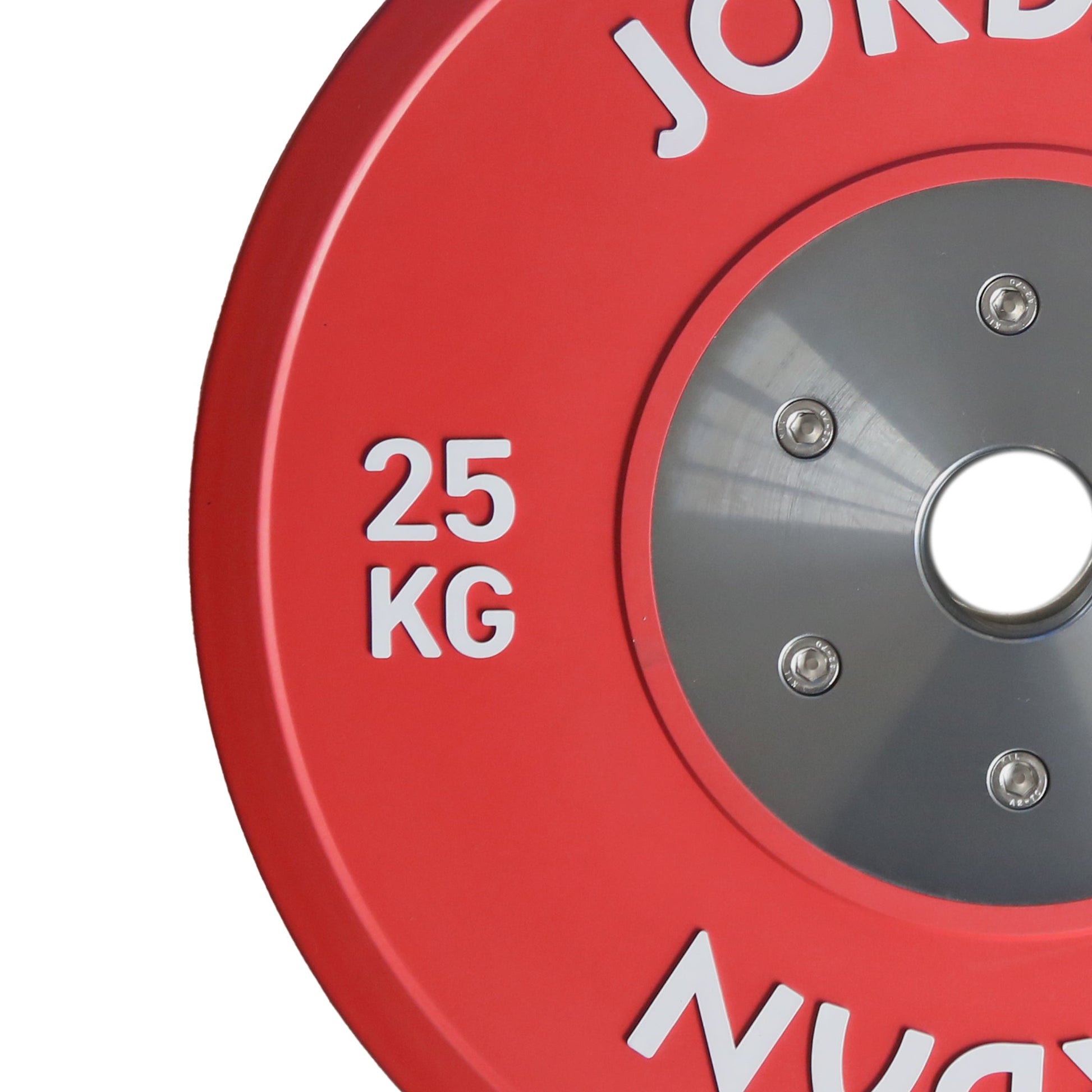 JORDAN 15kg Coloured Rubber Calibrated Competition Plate - Yellow - AresFit