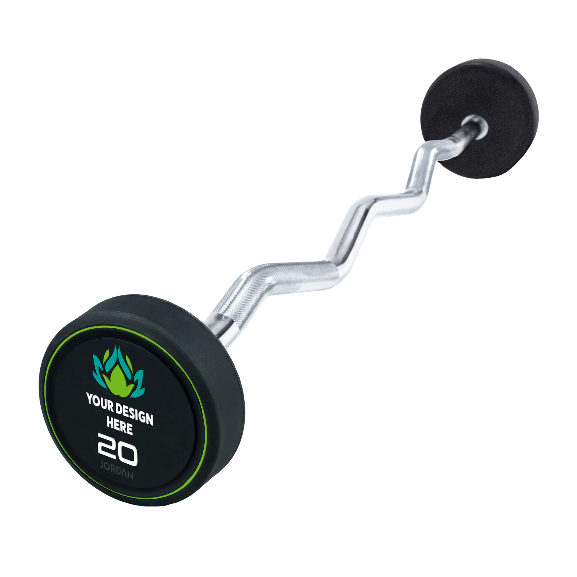 JORDAN 50kg Custom Urethane Barbell - Curved