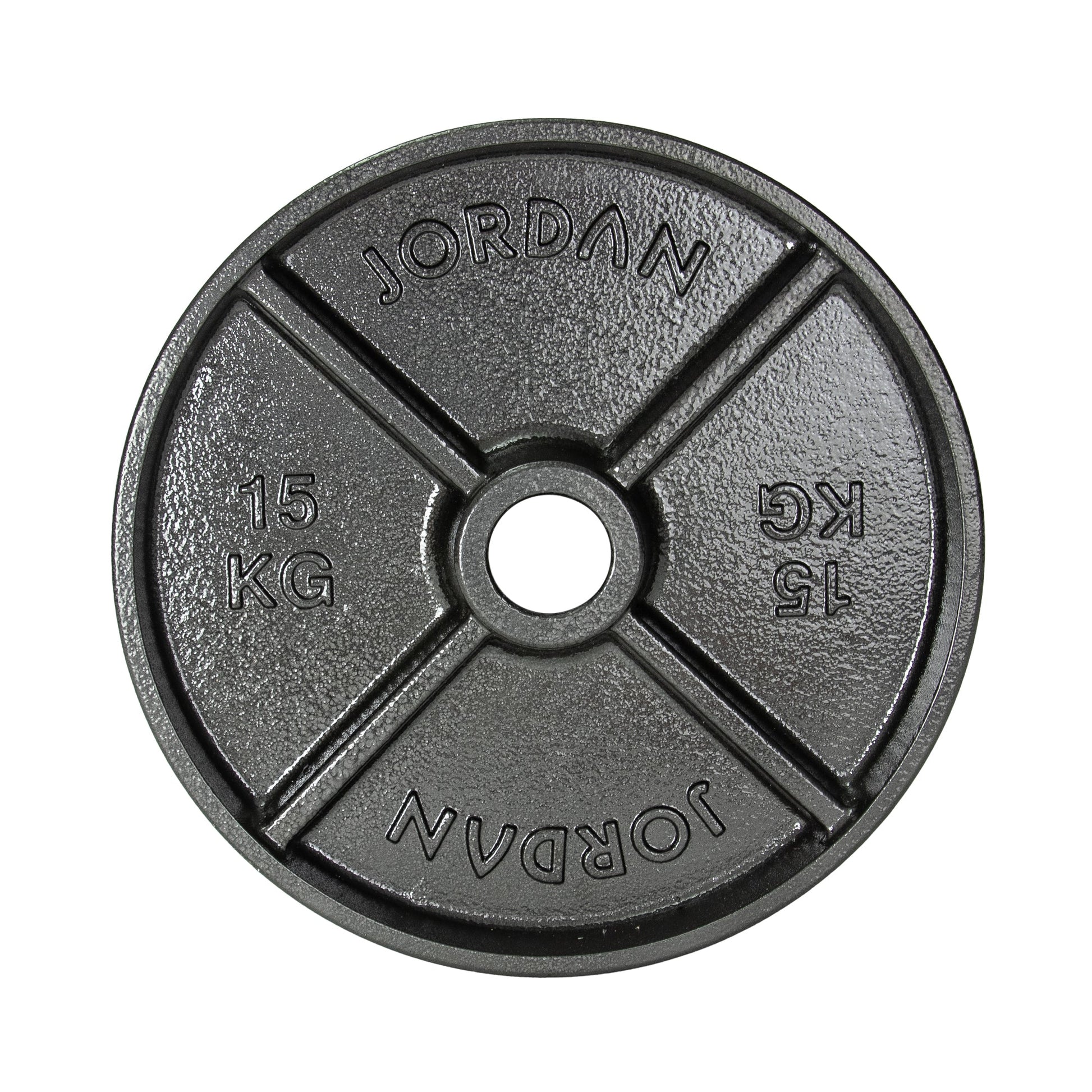 JORDAN 200kg Deep Dish Olympic Weight Plate Set - 4x2.5kg, 6x5kg, 4x10kg, 2x15kg, 2x20kg, 2x25kg - AresFit