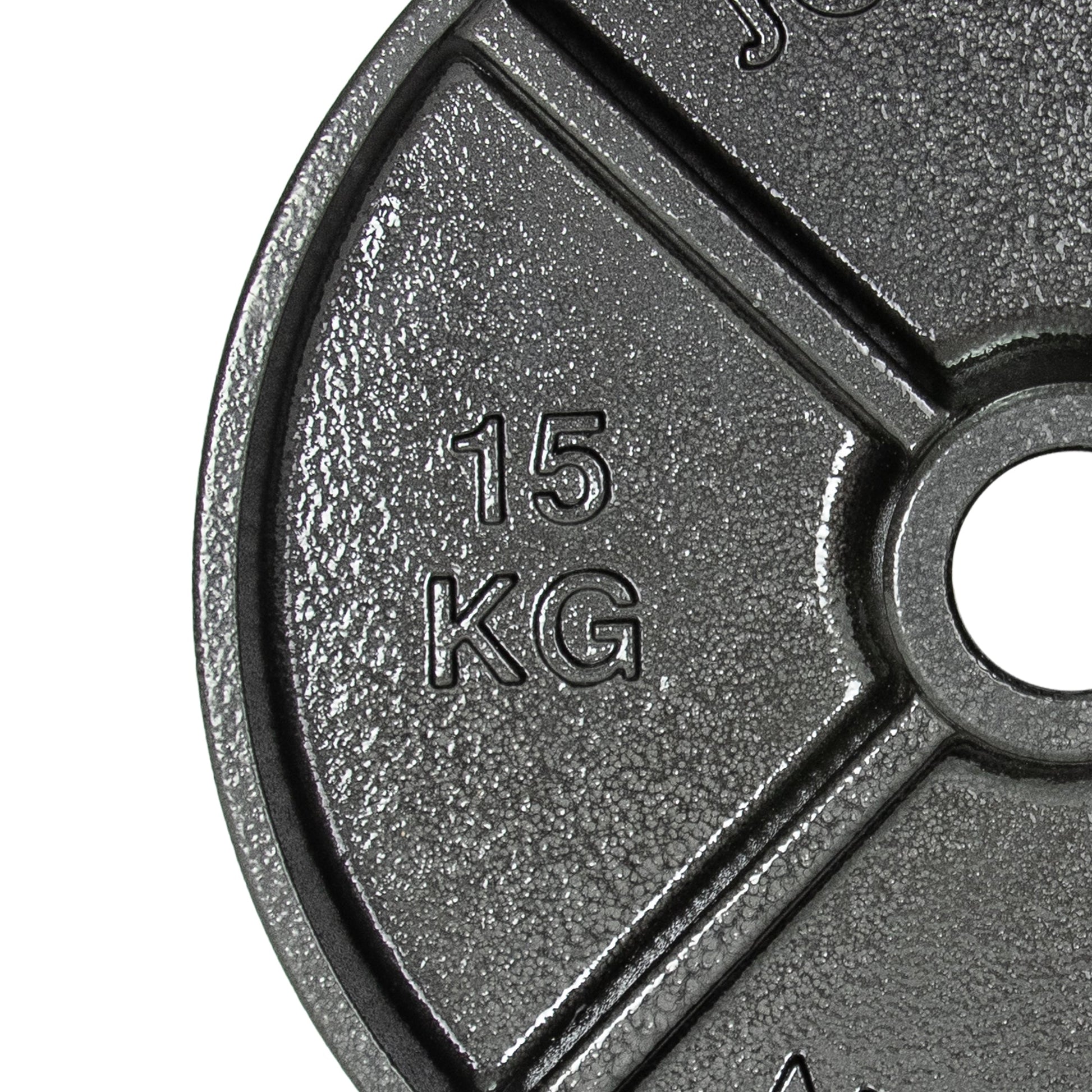 JORDAN 200kg Deep Dish Olympic Weight Plate Set - 4x2.5kg, 6x5kg, 4x10kg, 2x15kg, 2x20kg, 2x25kg - AresFit