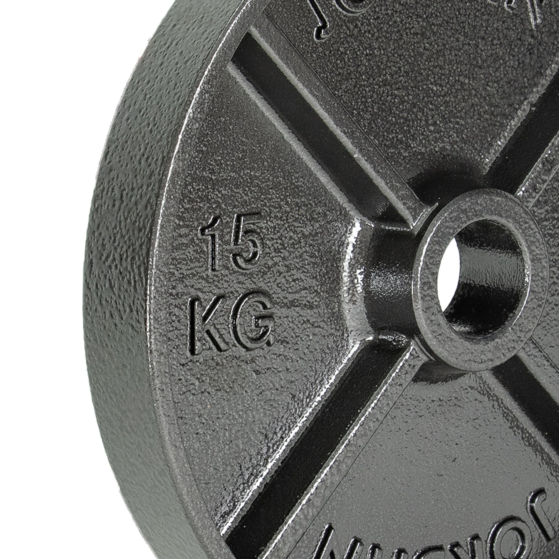 JORDAN 200kg Deep Dish Olympic Weight Plate Set - 4x2.5kg, 6x5kg, 4x10kg, 2x15kg, 2x20kg, 2x25kg - AresFit