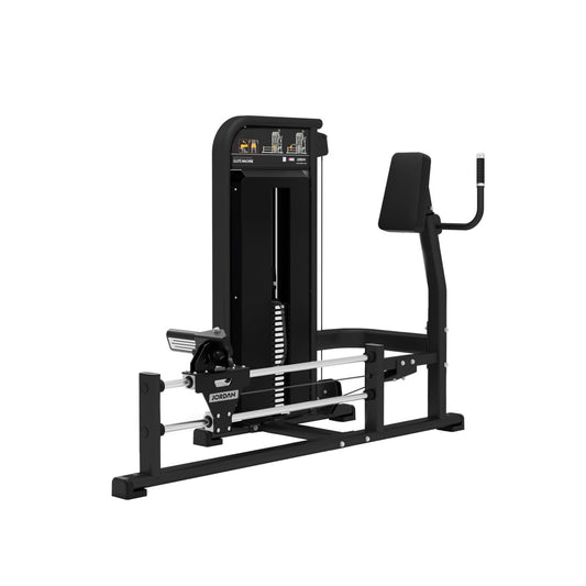 JORDAN Glute Machine - 100kg Weight Stack - Black - main product view