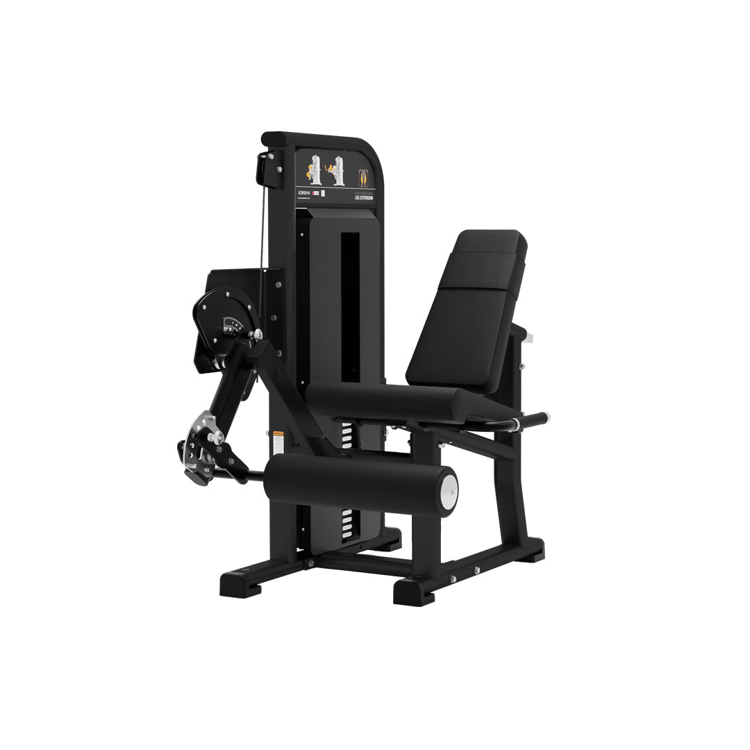 JORDAN Leg Extension - 100kg Weight Stack - Black - main product view