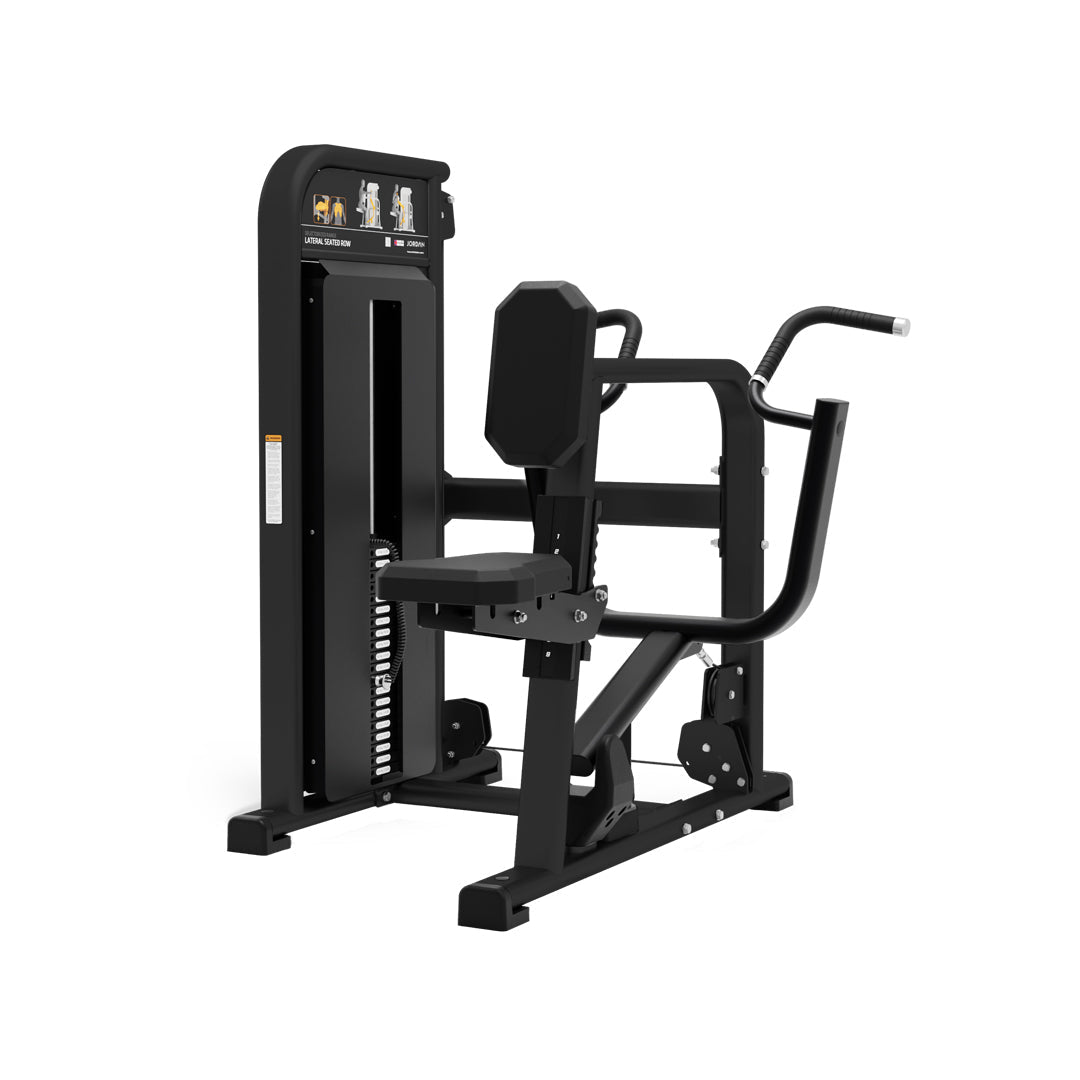 JORDAN Lateral Seated Row - 100kg Weight Stack - Black - main product view