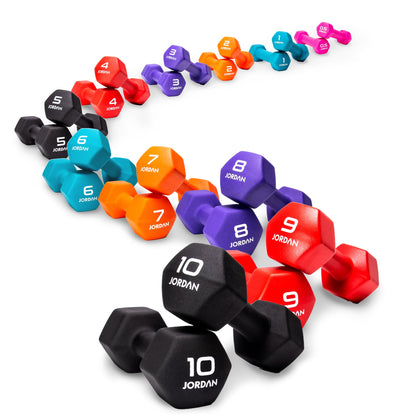 JORDAN Neoprene Studio Dumbbells