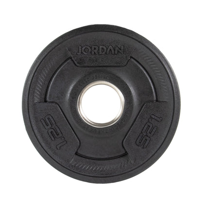 JORDAN 1.25kg Rubber Tri Grip Olympic Plate - main product view