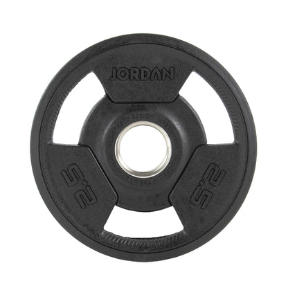 JORDAN 1000kg Rubber Tri Grip Olympic Plate Set - AresFit