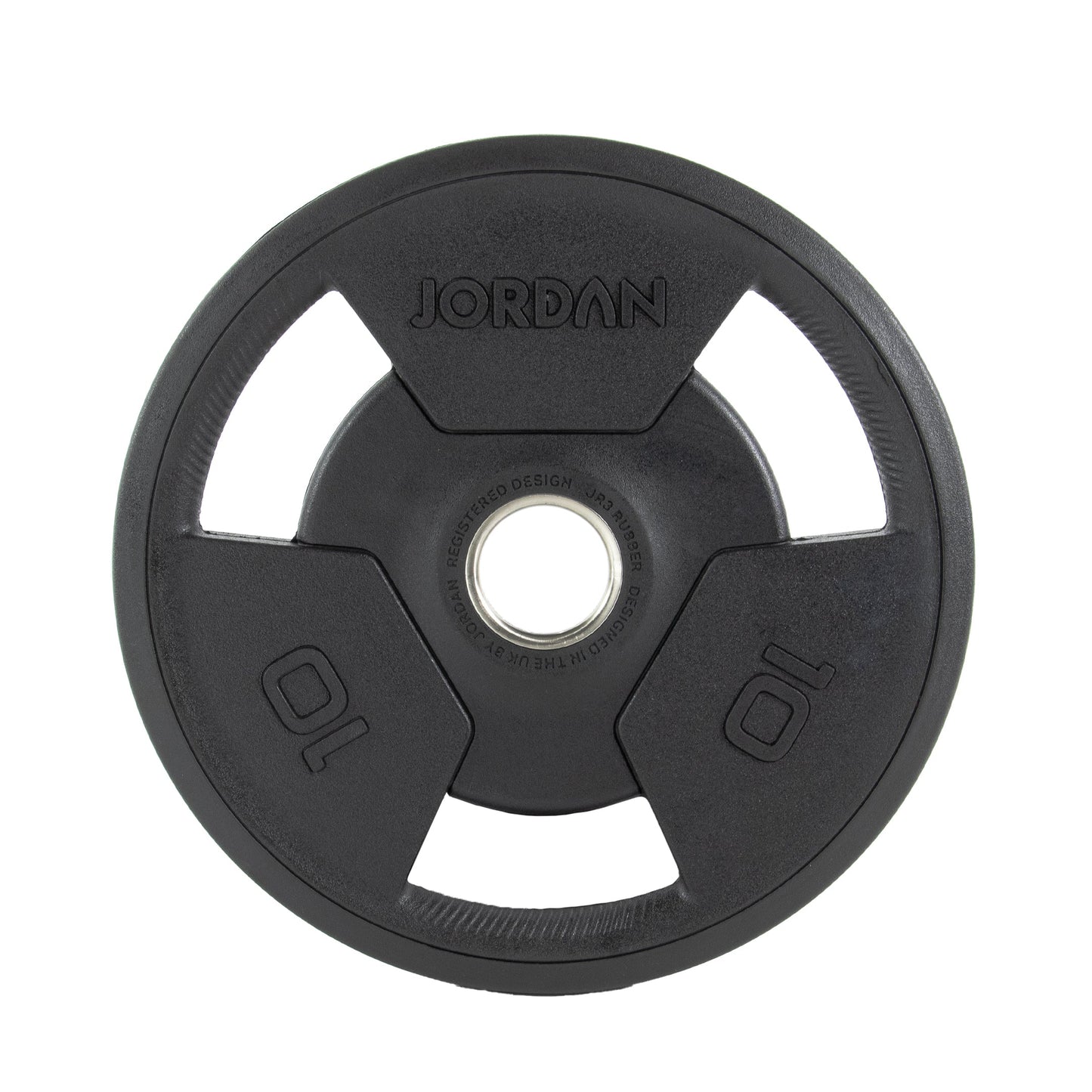 JORDAN 1000kg Rubber Tri Grip Olympic Plate Set - AresFit