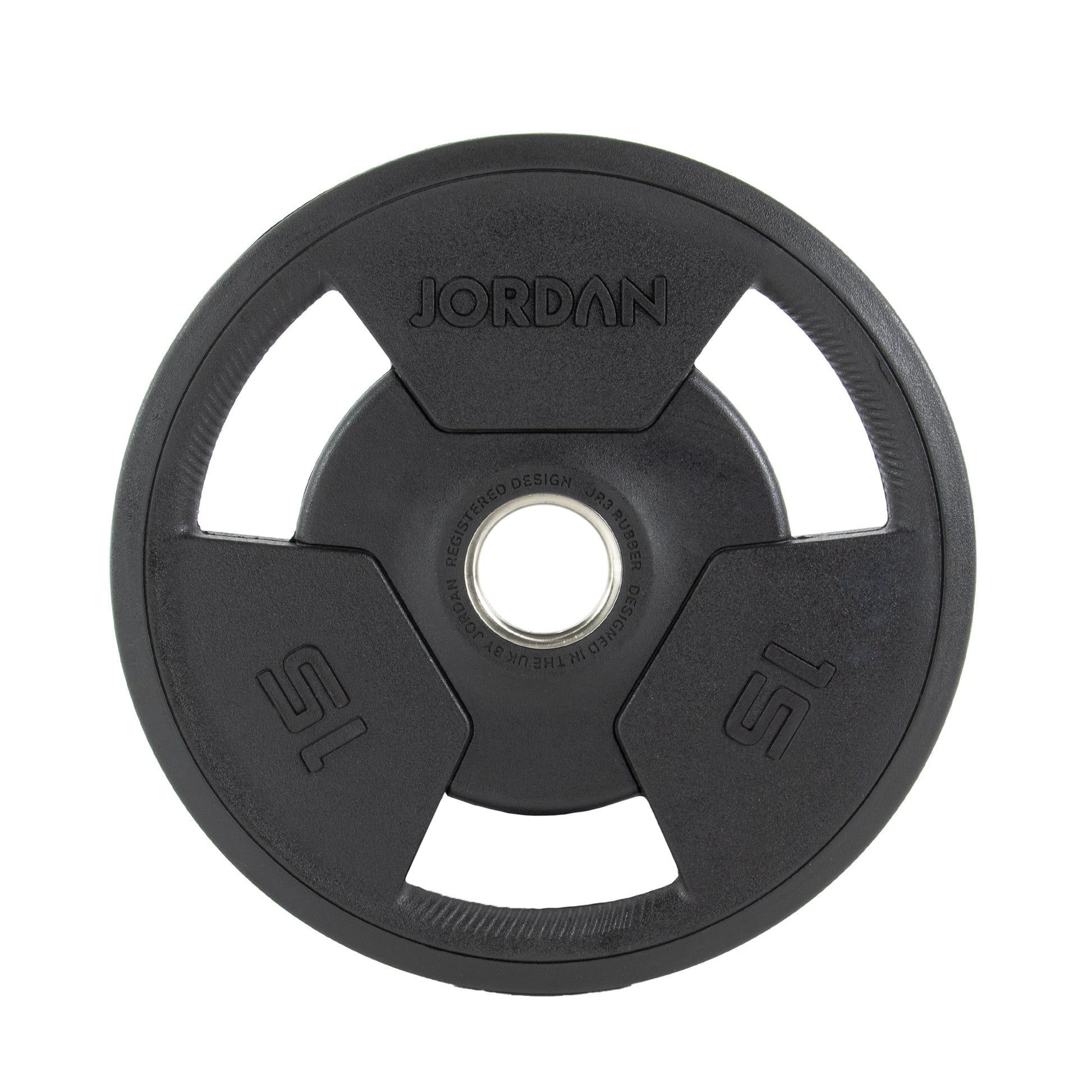JORDAN 1000kg Rubber Tri Grip Olympic Plate Set - AresFit
