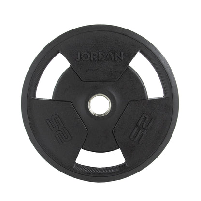 JORDAN 1.25kg Rubber Tri Grip Olympic Plate - AresFit