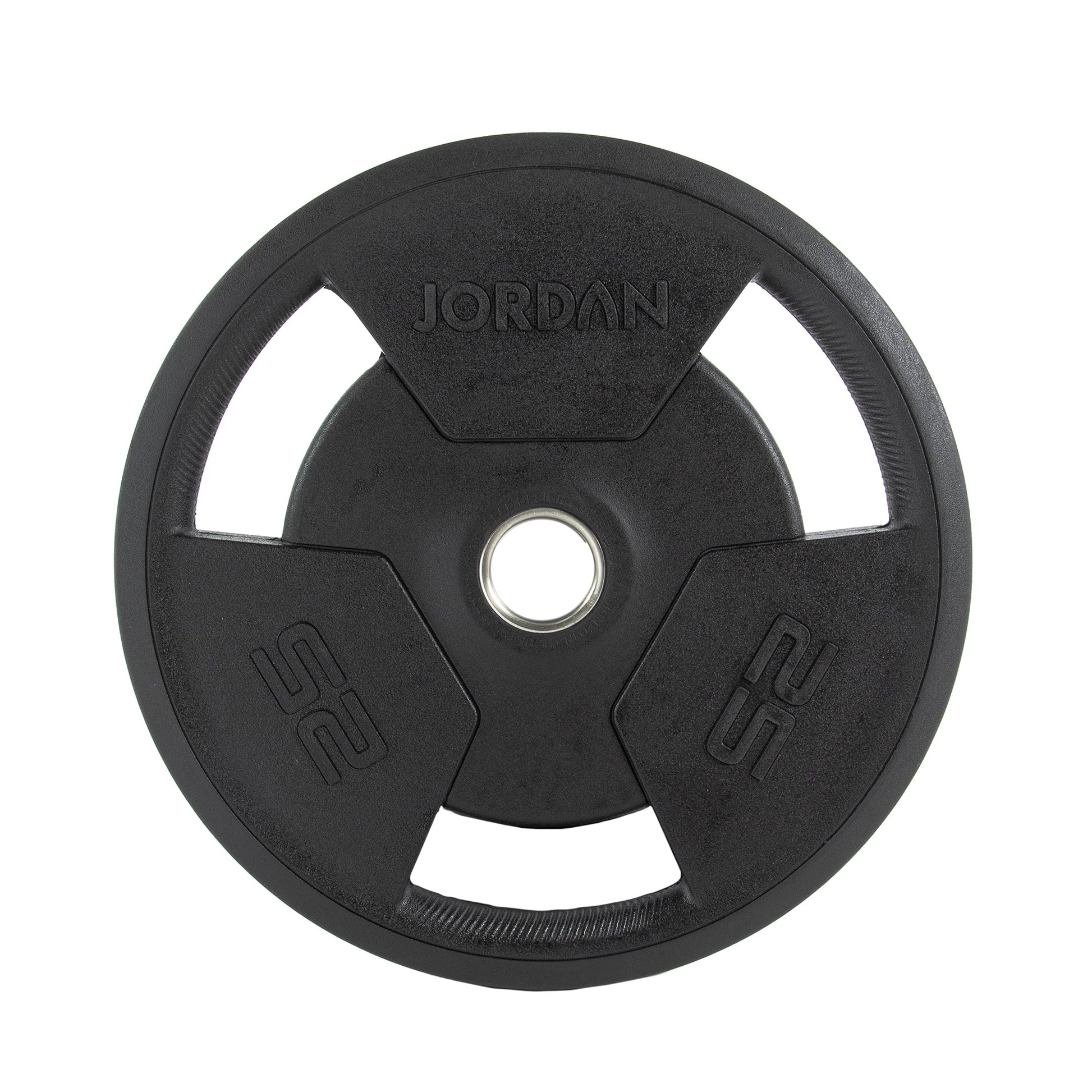 JORDAN 300kg Rubber Tri Grip Olympic Plate Set - AresFit