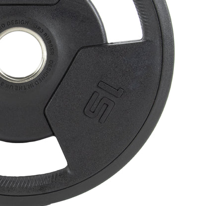 JORDAN 1.25kg Rubber Tri Grip Olympic Plate - AresFit