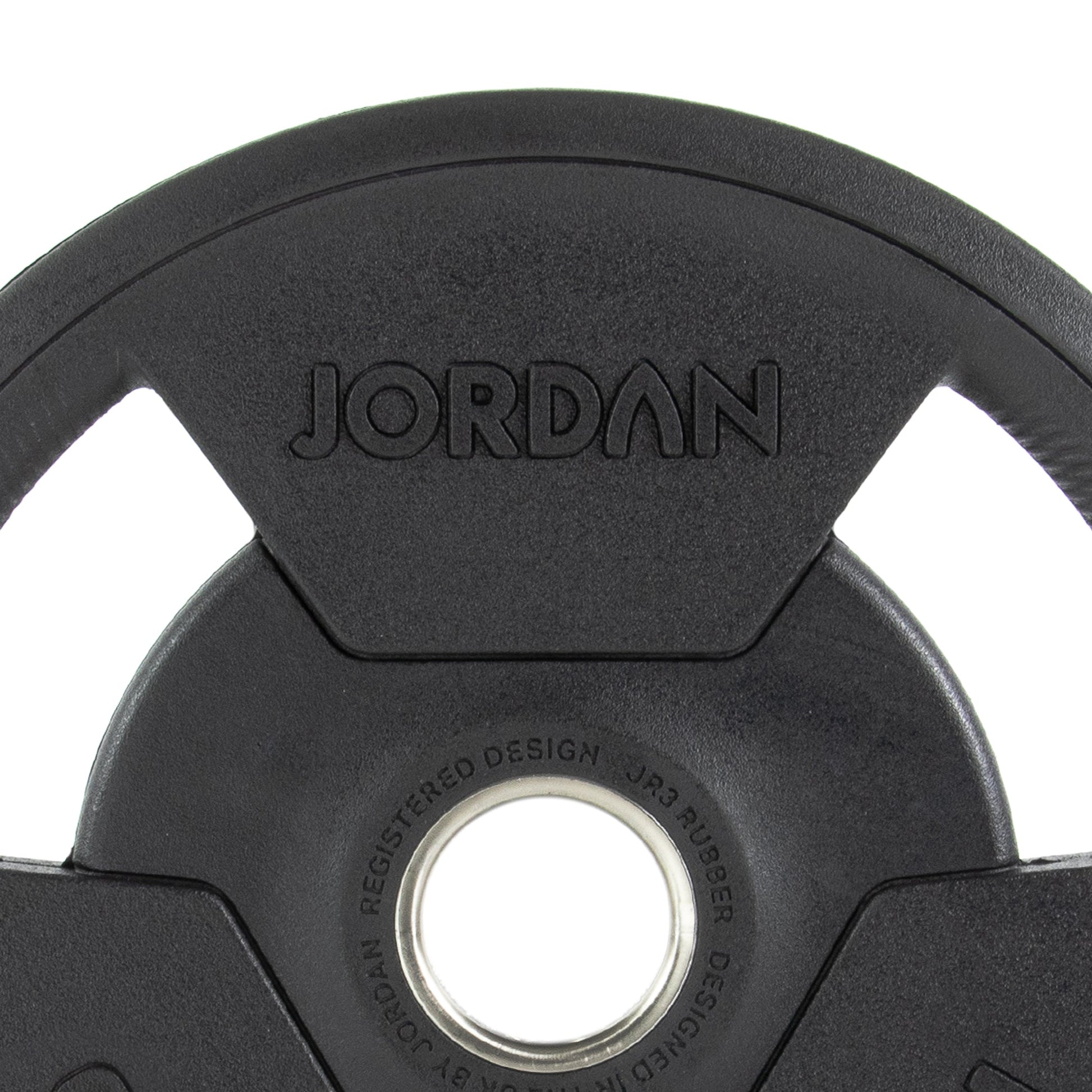 JORDAN 1000kg Rubber Tri Grip Olympic Plate Set - AresFit