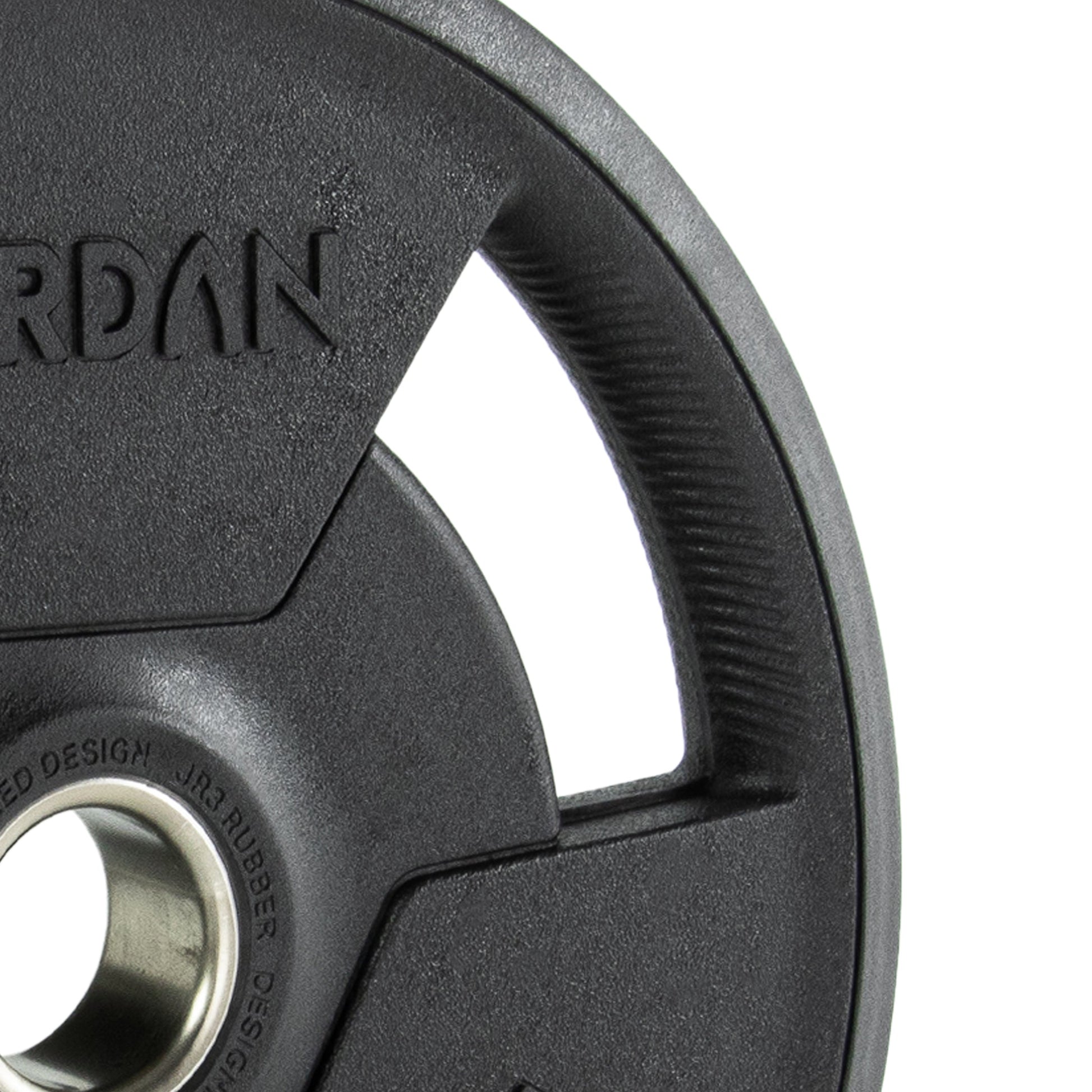 JORDAN 400kg Rubber Tri Grip Olympic Plate Set - AresFit