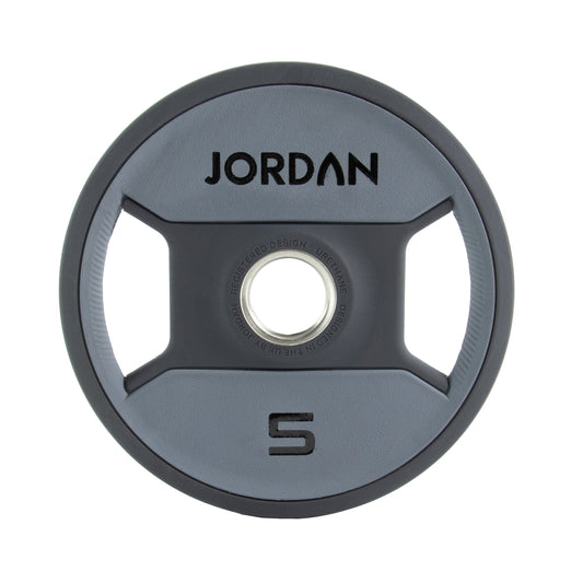JORDAN 5kg Urethane Dual Grip Olympic Plate - main product view