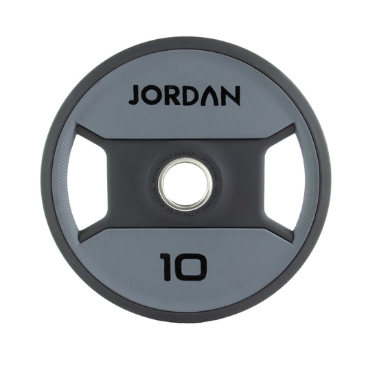 JORDAN 10kg Urethane Dual Grip Olympic Plate - main product view