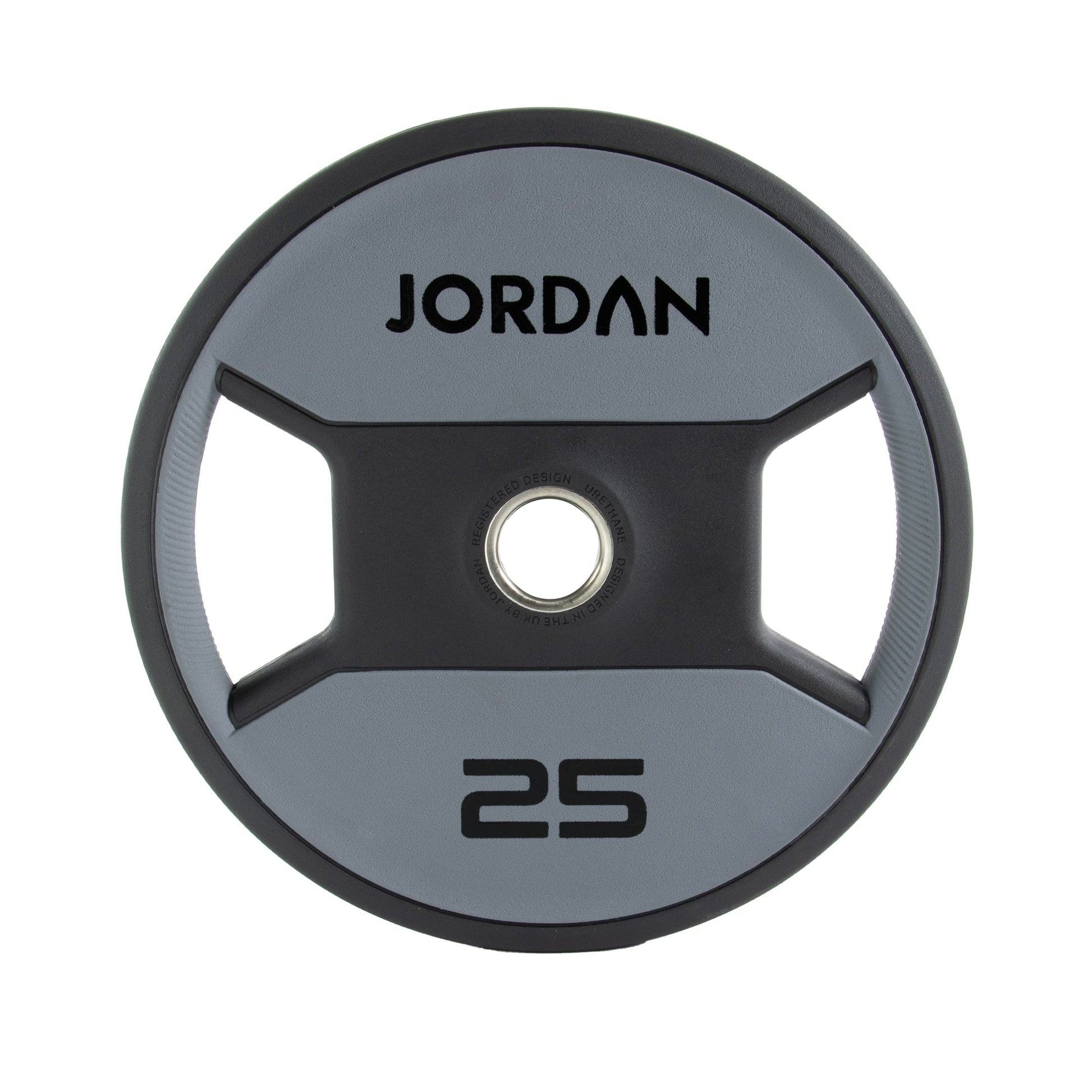 JORDAN 25kg Urethane Dual Grip Olympic Plate - main product view