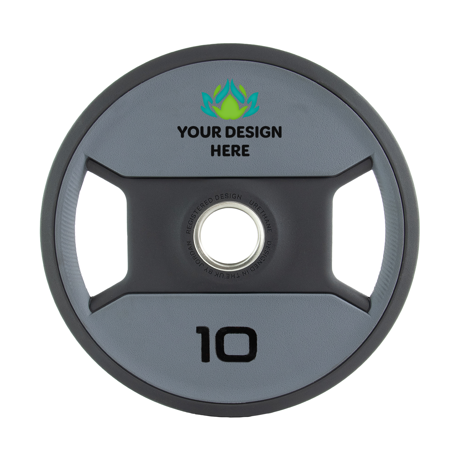 JORDAN Custom 20kg Urethane Dual Grip Olympic Plate - main product view
