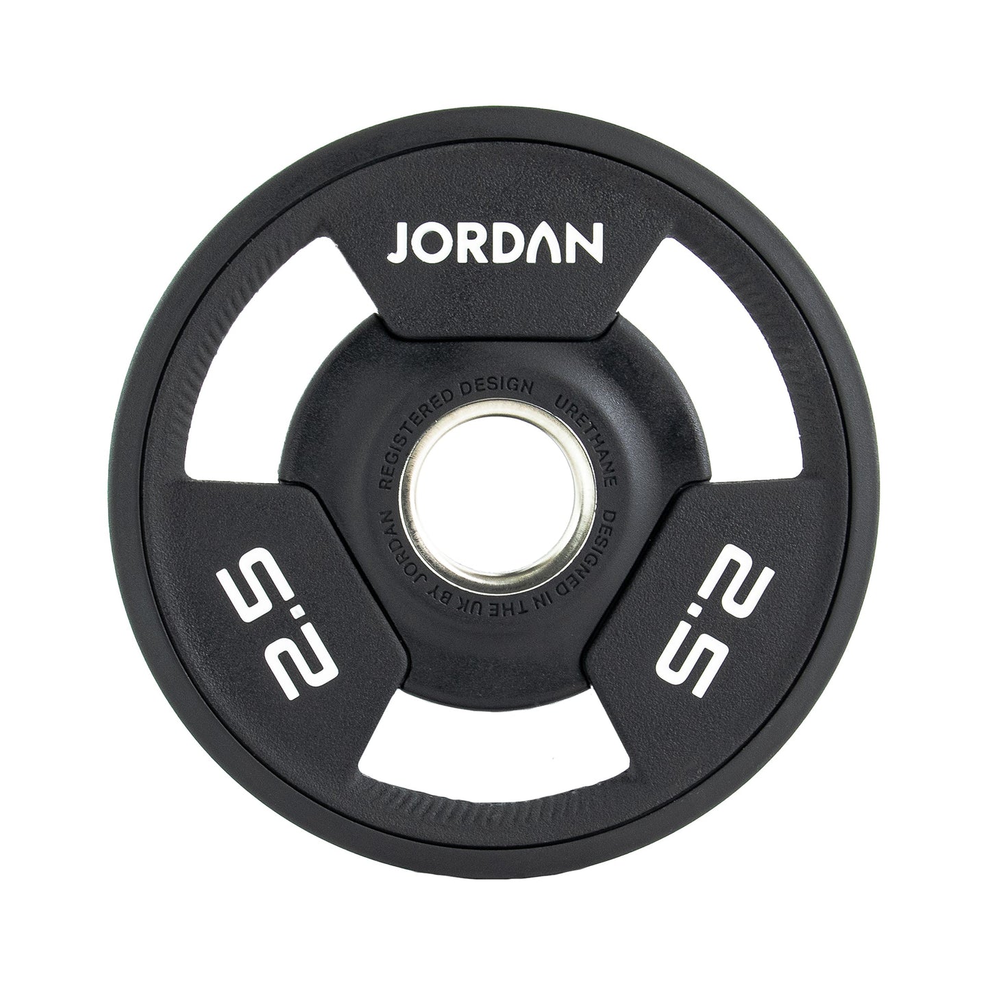 JORDAN 2.5kg Urethane Tri Grip Olympic Plate - AresFit